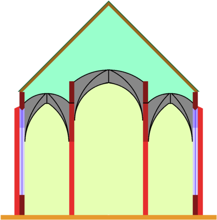 Stepped Hall Church - Planta De Salon Iglesias (1027x1087)