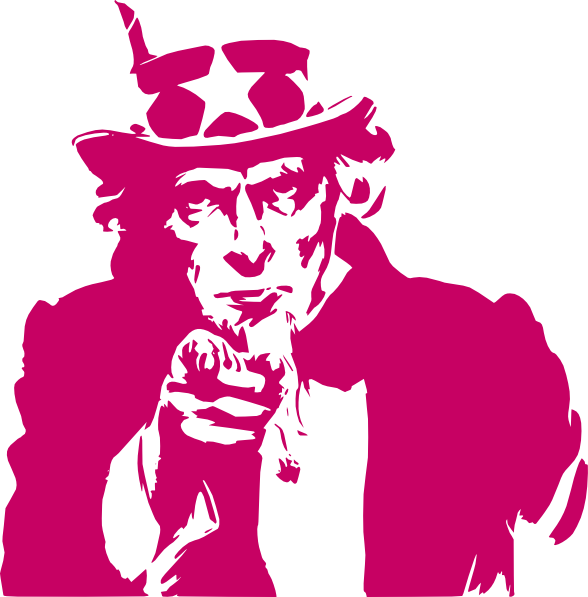 Voting 20clipart - Uncle Sam Pop Art (588x597)