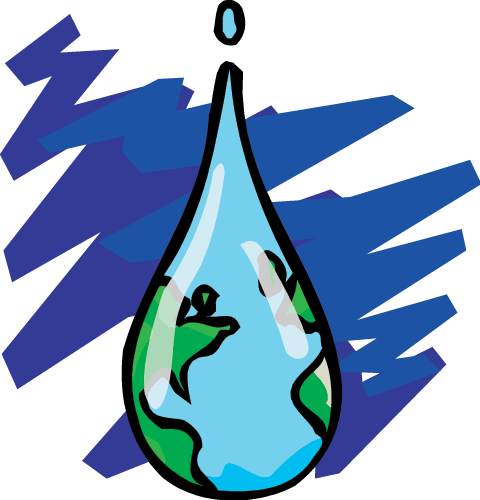 A Drop Around The World - Water Resources Clipart Png (480x500)