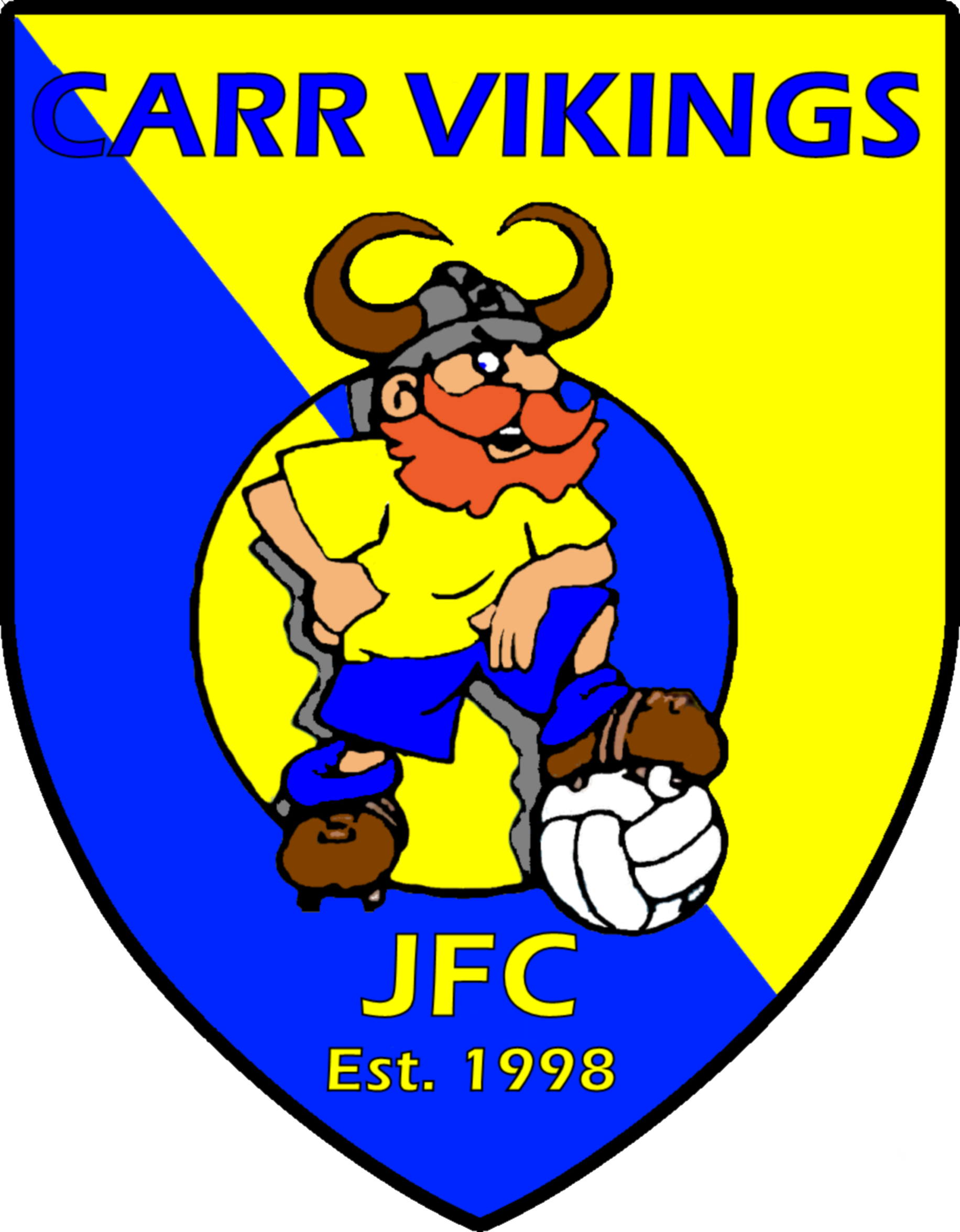 Crowdfunding To Help Raise Funds For Carr Vikings Jfc, - Cartoon (1832x2352)