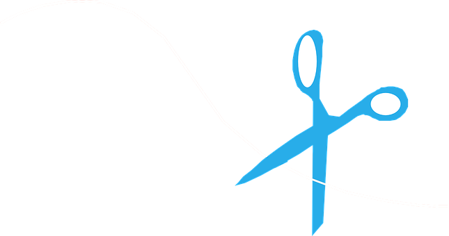 Scissors Shears Pair Of Scissors Clippers - Png Thread (645x340)