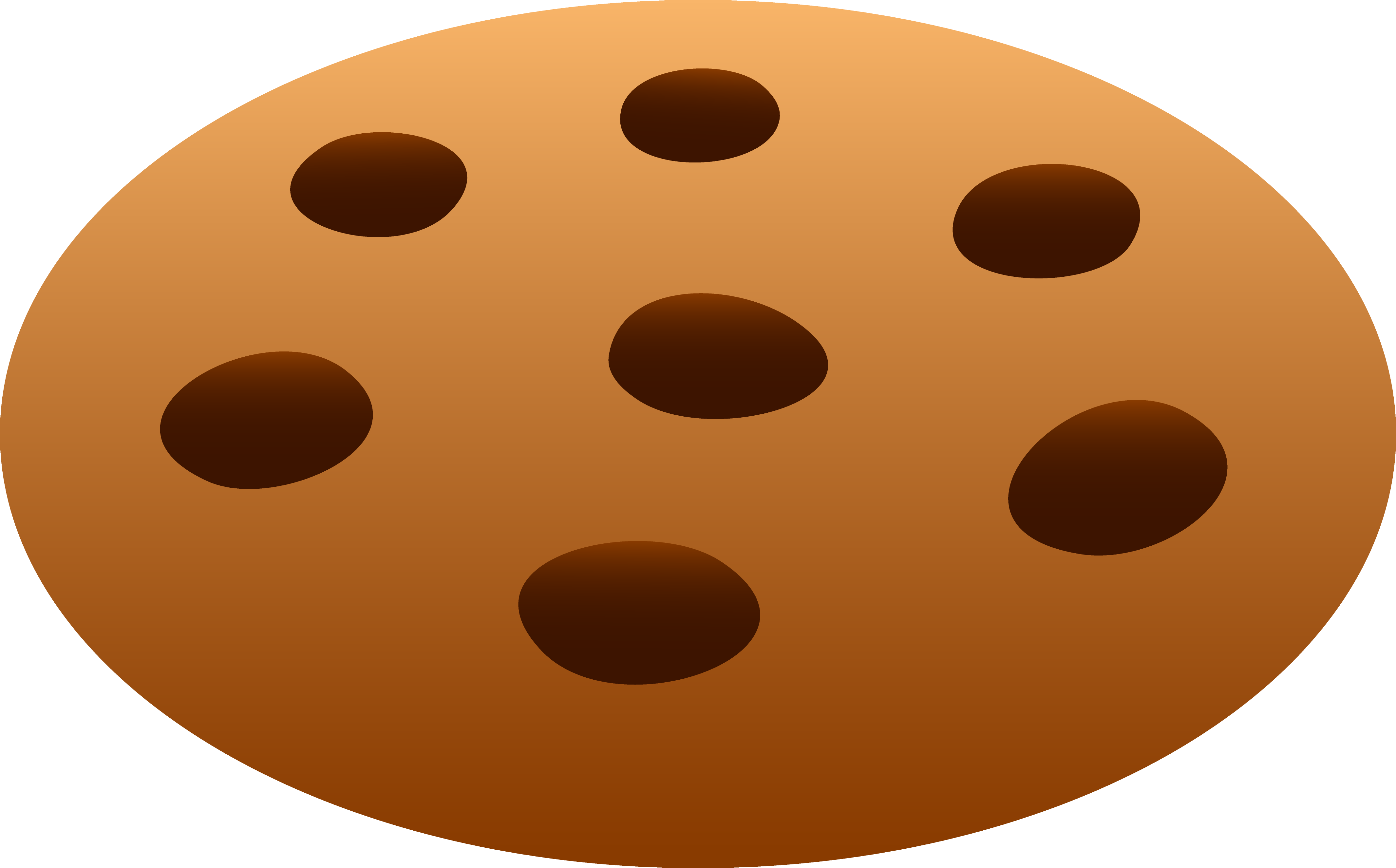 Chocolate Chip Cookie Clip Art (4262x2650)