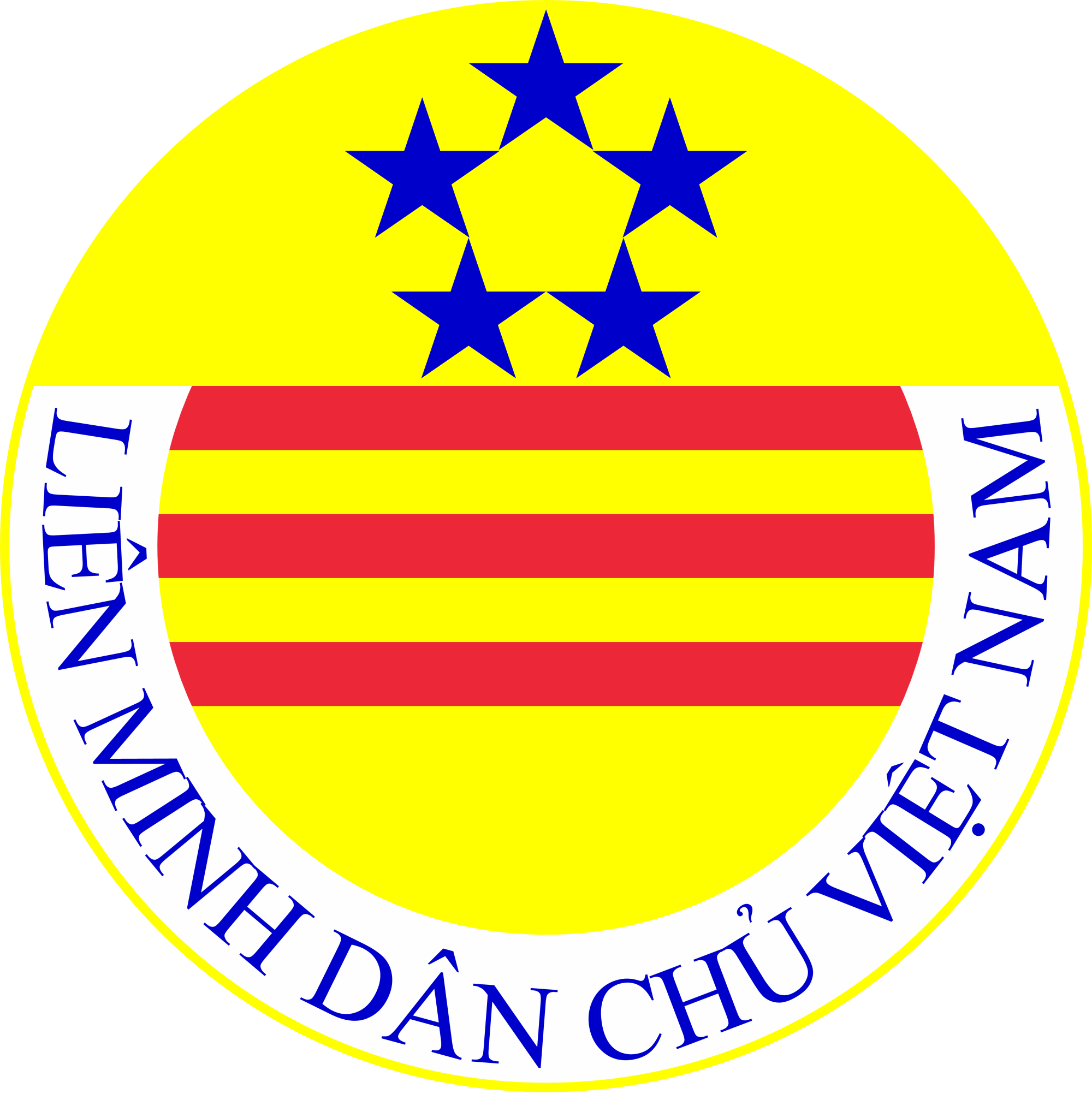 Alliance For Democracy In Vietnam Logo - 5 Star General Rank (2000x2004)