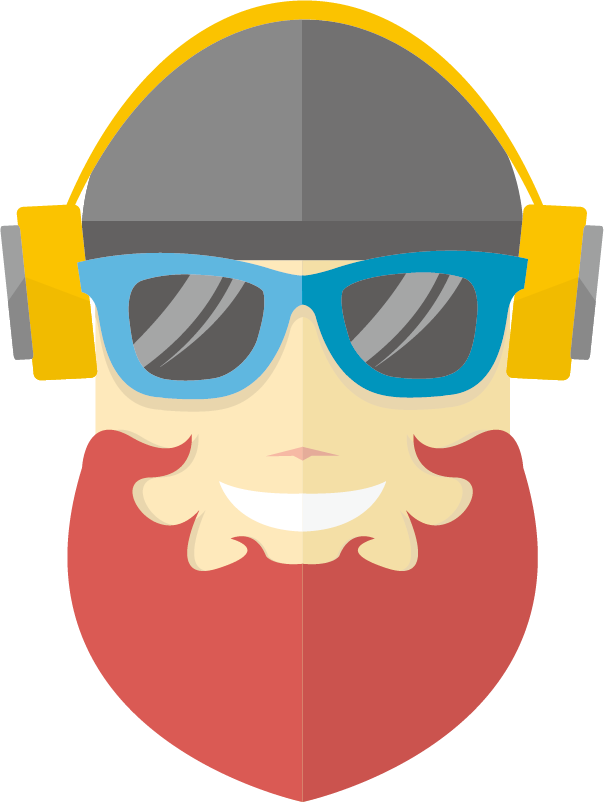 Bearded Male Model Vector Material - Man (604x802)