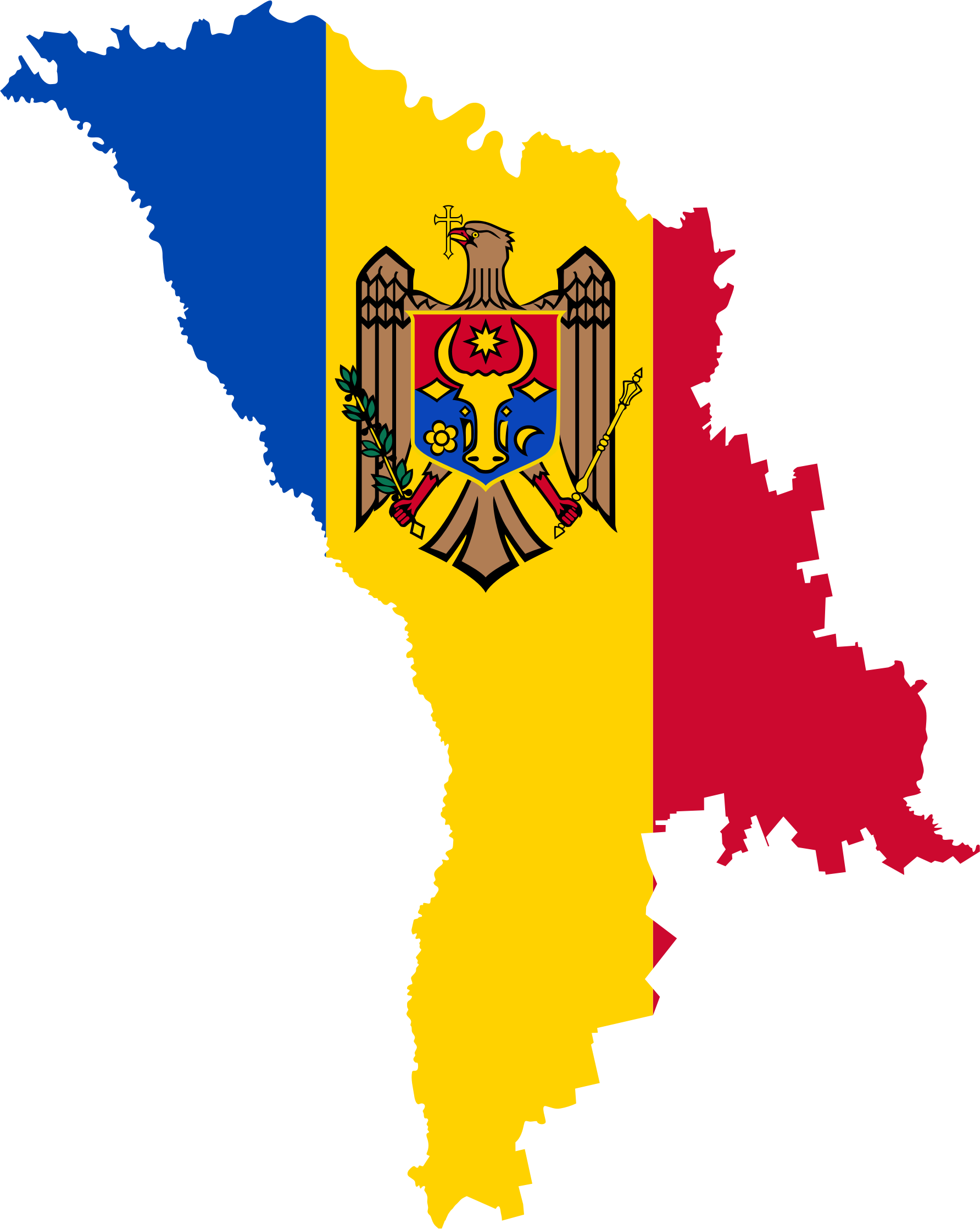 Image Result For Moldova Flag - Moldova Png (1784x2236)