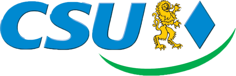 Christlich-soziale Union In Bayern, Christian Social - Csu Logo Neu Eps (800x259)