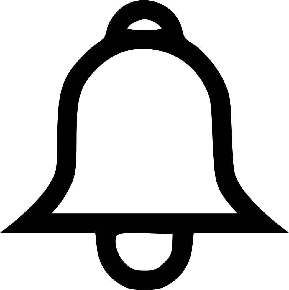 Computer Icons Bell Clip Art - Icon Notification White Png (980x984)