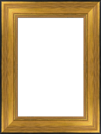 Gold Leave Square Mirror (353x468)