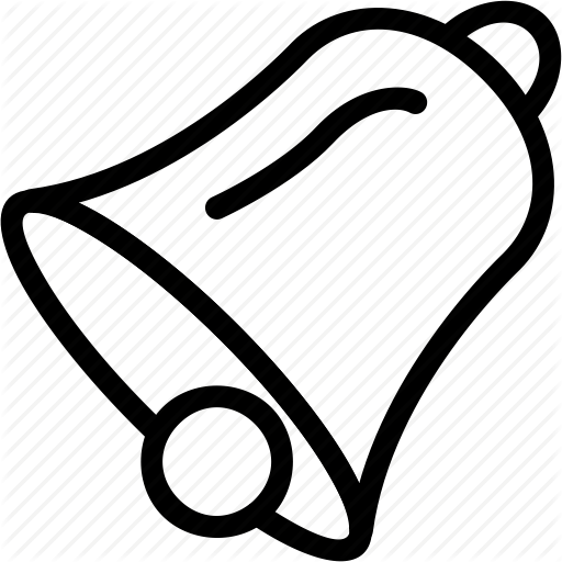 Pin School Bell Clip Art - Outline Picture Of Temple Bell (512x512)