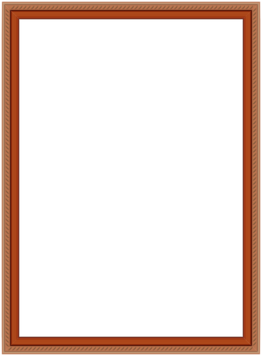 Wooden Frame Vector - Wooden Painting Frames Vector Png (368x500)