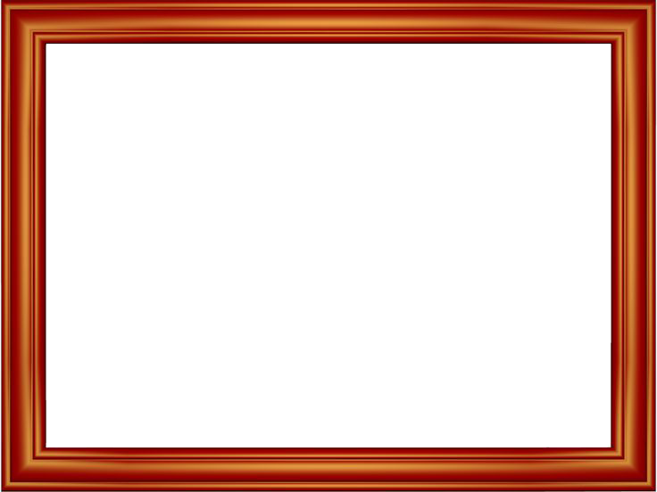 Maroon Border Frame Png Hd - Picture Frame (736x552)