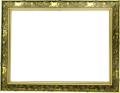 Gold Frame Psd - Frame 20 X 24 Inches (400x309)