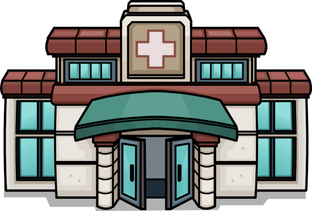 Clinic Entrance Sprite 004 - Cross (640x432)