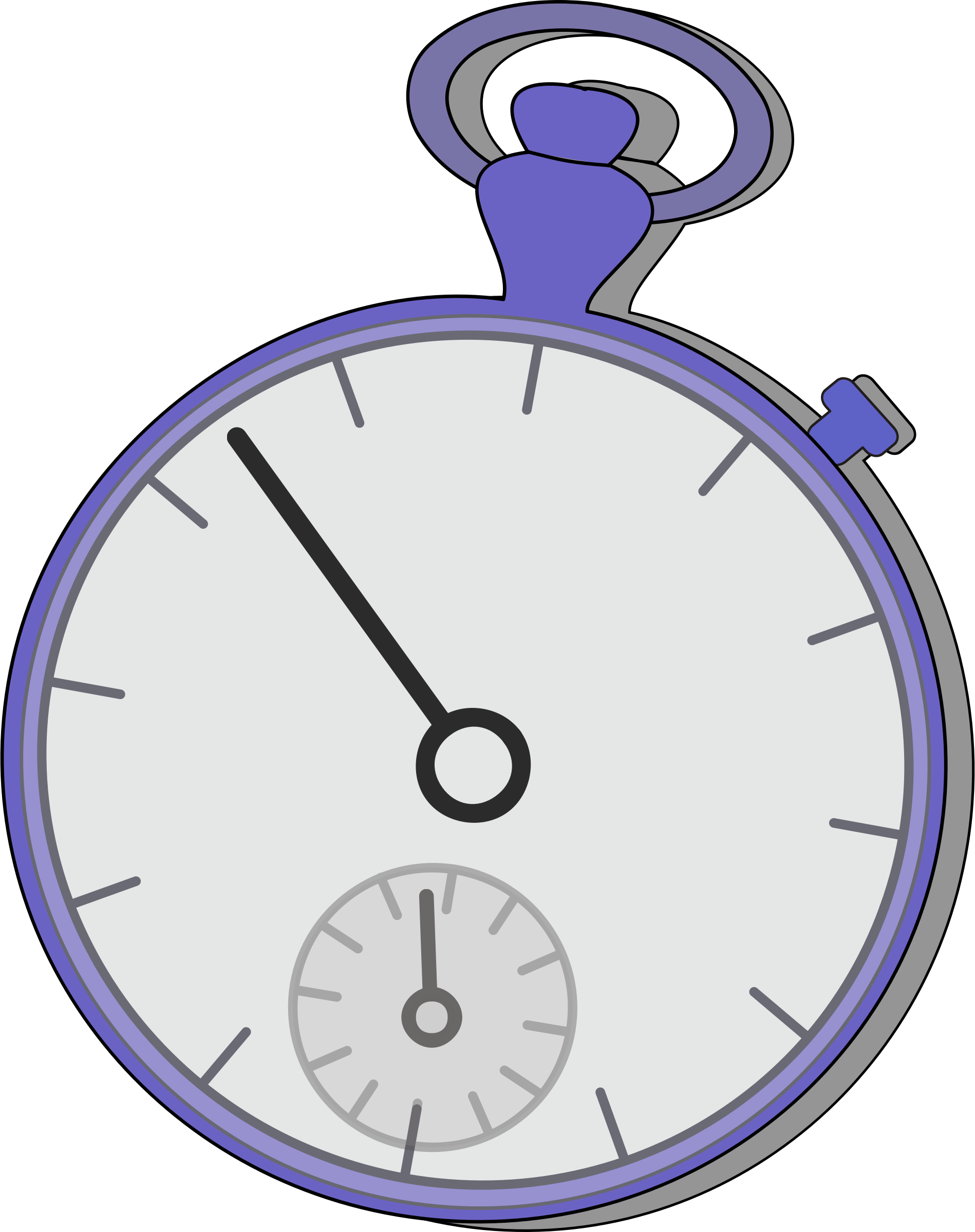 Onlinelabels Clip Art - Stopwatch Clipart (1011x1280)