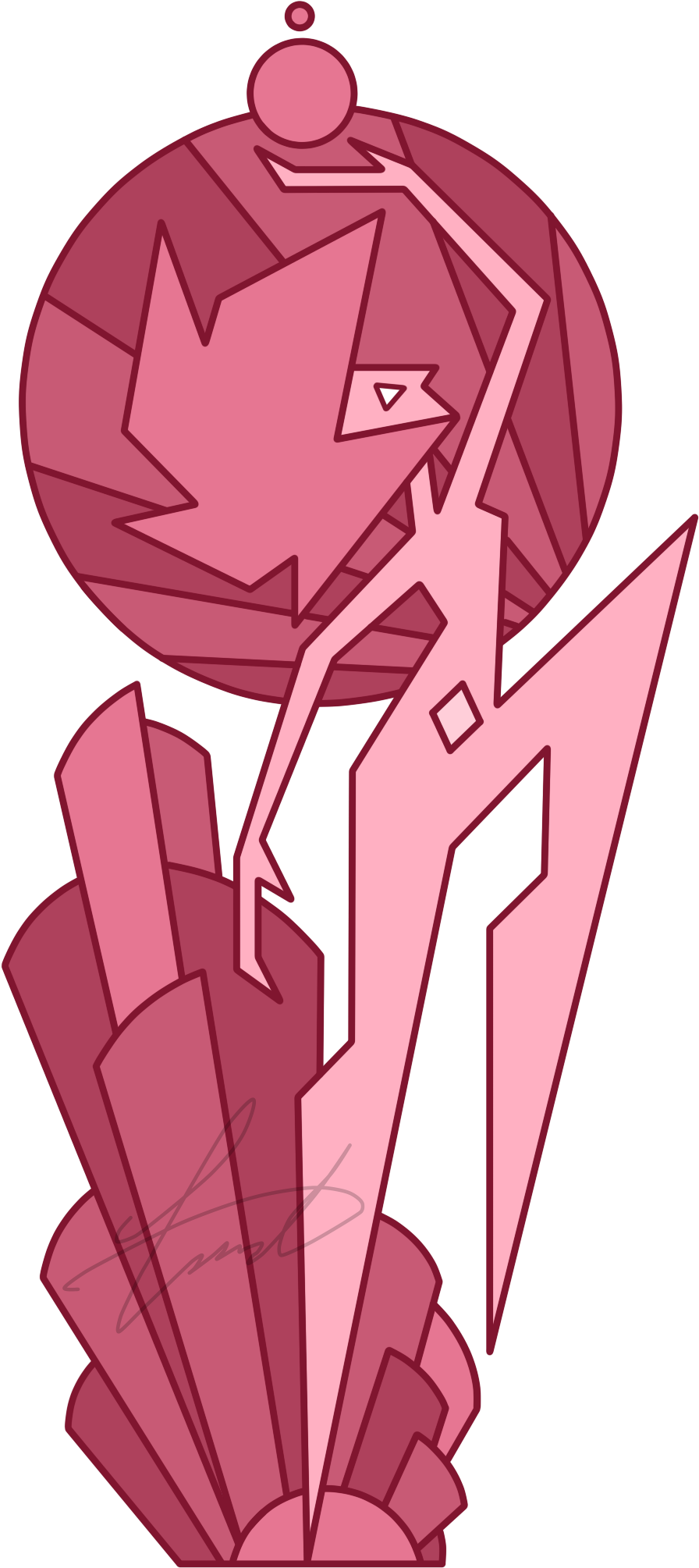Pink Diamond's Mural By Gustavothehuman Pink Diamond's - Diamond Color (921x2031)