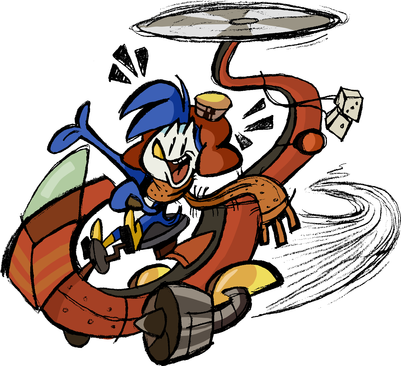 Flying Penguin By Eeyorbstudios Flying Penguin By Eeyorbstudios - Cartoon (1676x1460)
