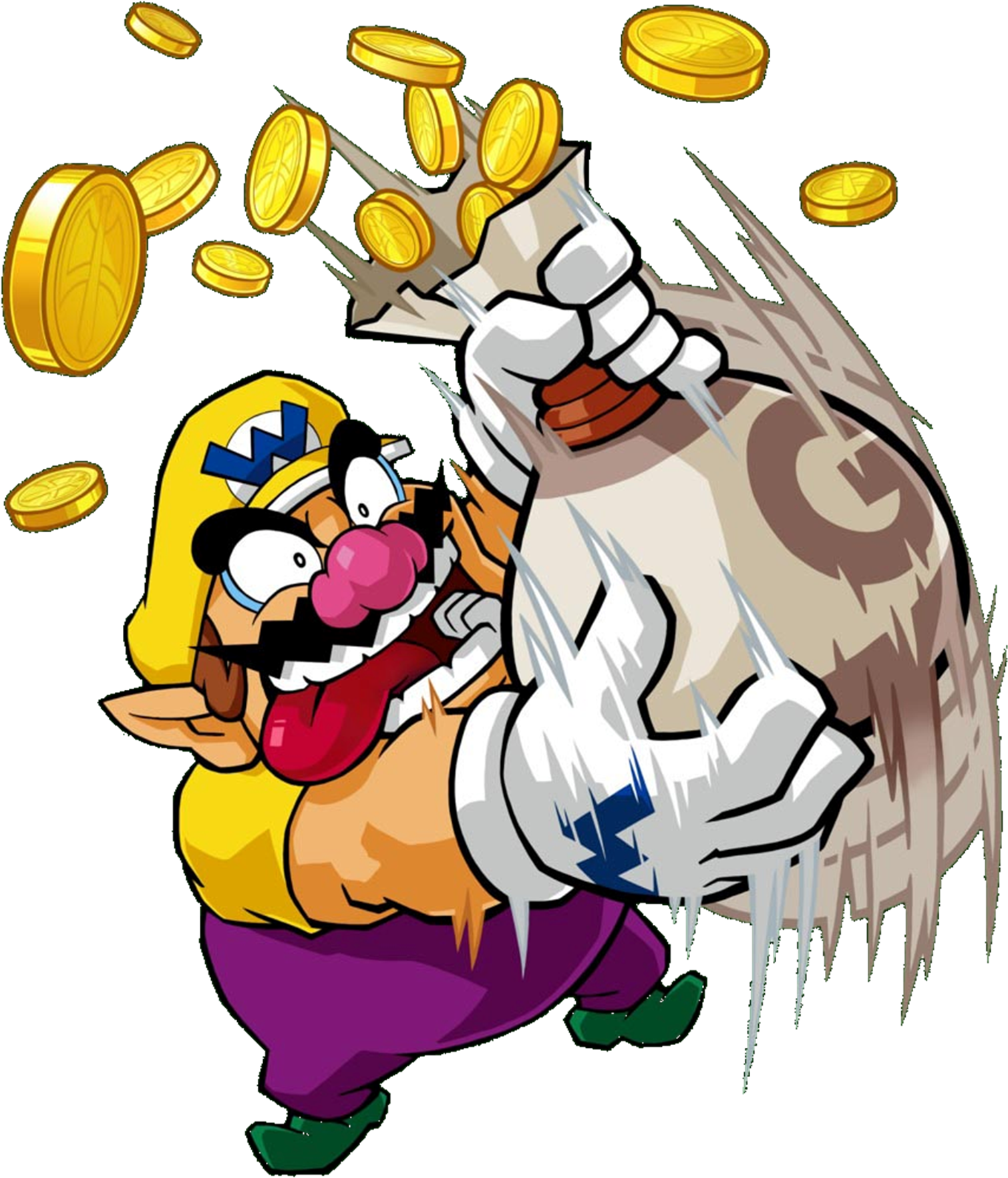 Wario - Spending Money On Games (1522x1813)