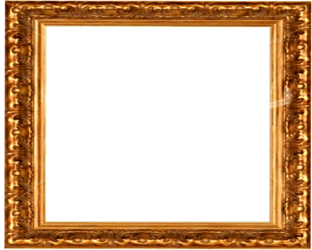 Ornate Gold Frame Border I - Antique Gold Picture Frame (1024x823)