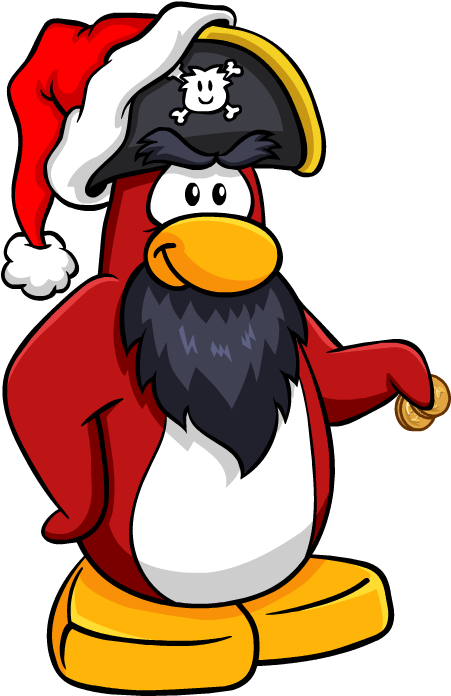 Rockhopper Christmas - Club Penguin Rockhopper Christmas (583x731)