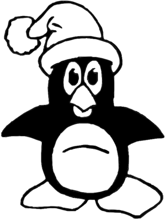 Colouring Images Of Penguin (342x450)