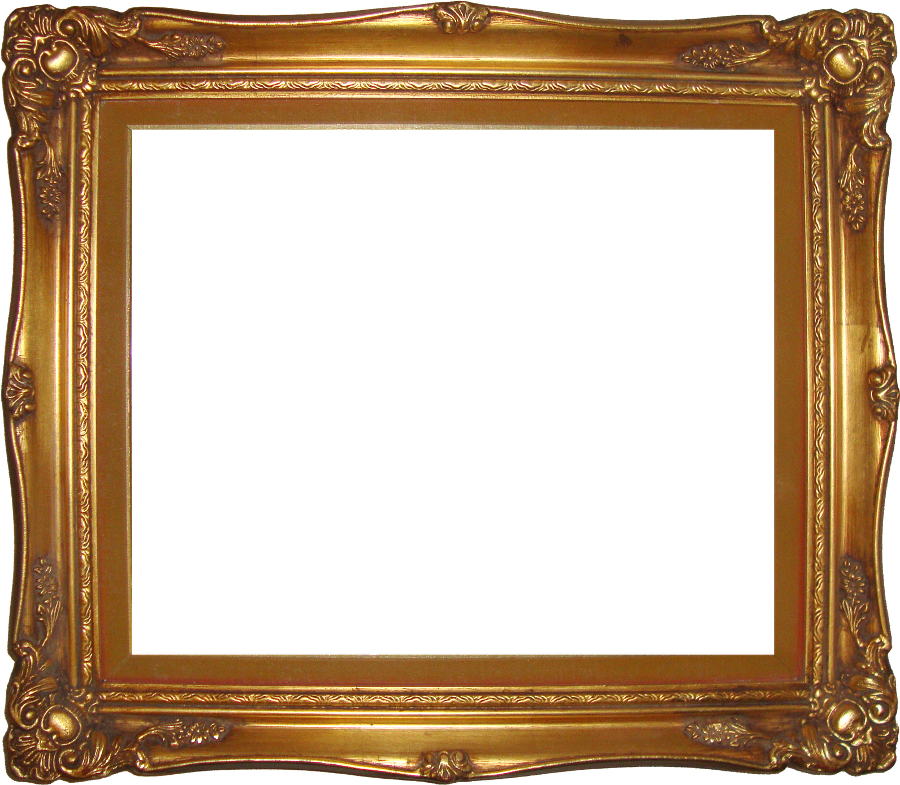 Gold Frame Border Square - Transparent Gold Frame Png (900x785)