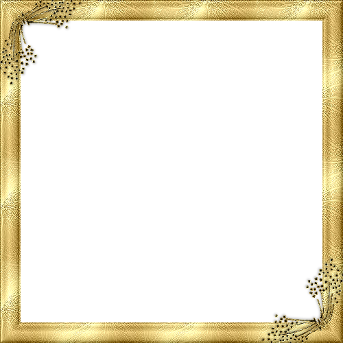 Java How To Display Fancy Frame On The Image In Android - Square Gold Picture Frame (500x500)