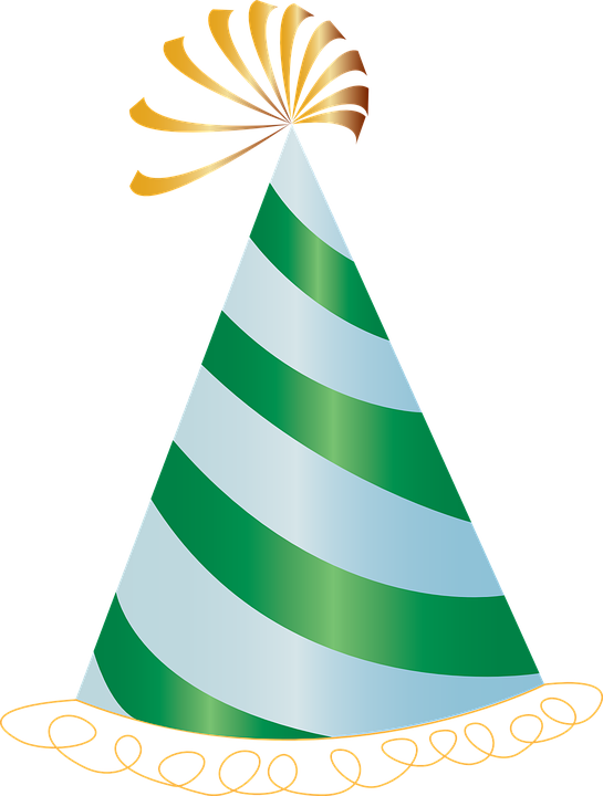 Party Hat Celebration Birthday Â - Party Hat Clip Art (545x720)