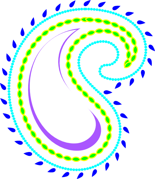 Free Paisley Clipart - Portable Network Graphics (516x596)