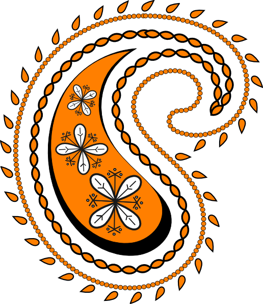 Paisley Clipart (516x595)