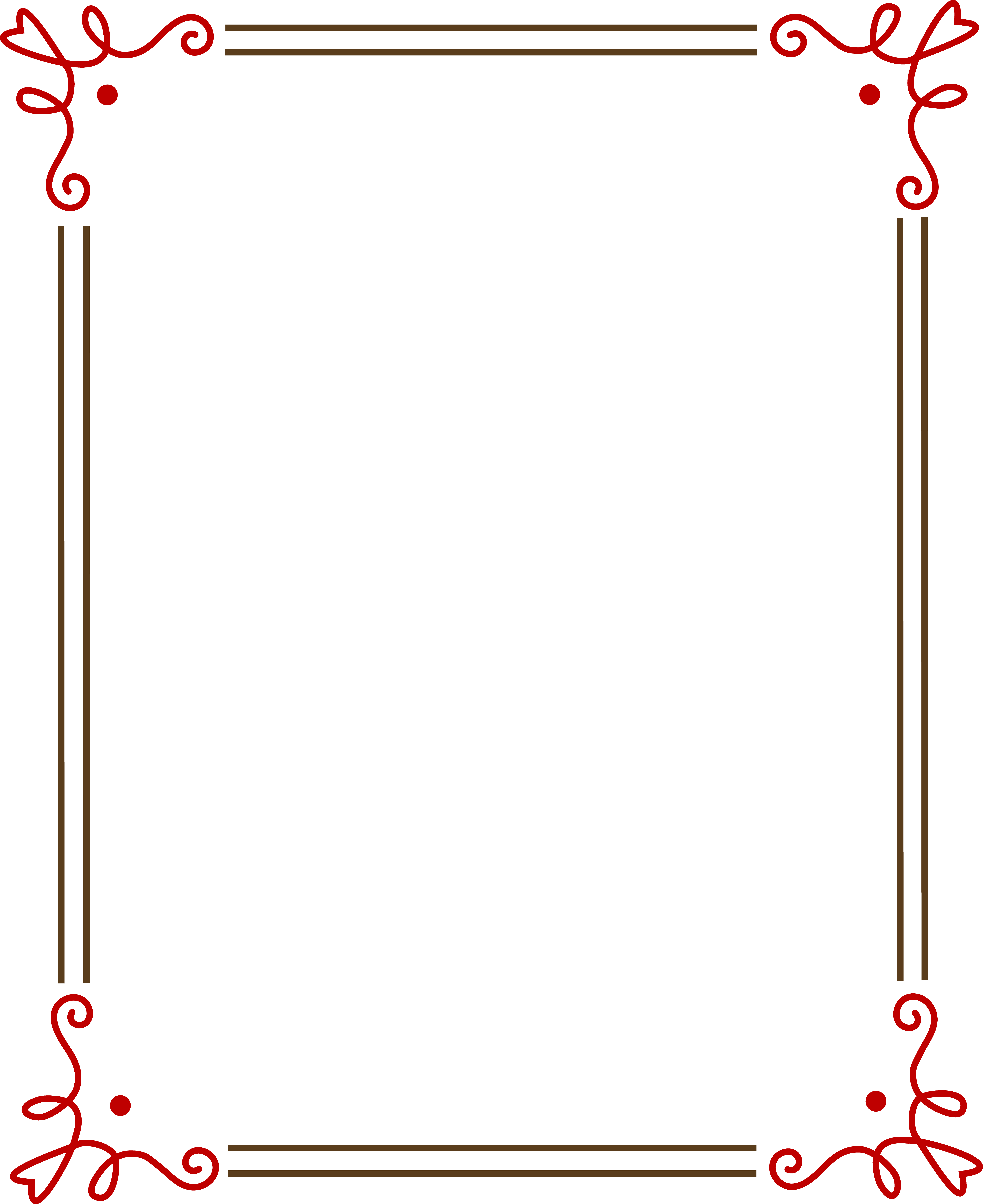 28 Collection Of Free Holiday Clipart Borders And Frames - 28 Collection Of Free Holiday Clipart Borders And Frames (6340x7764)