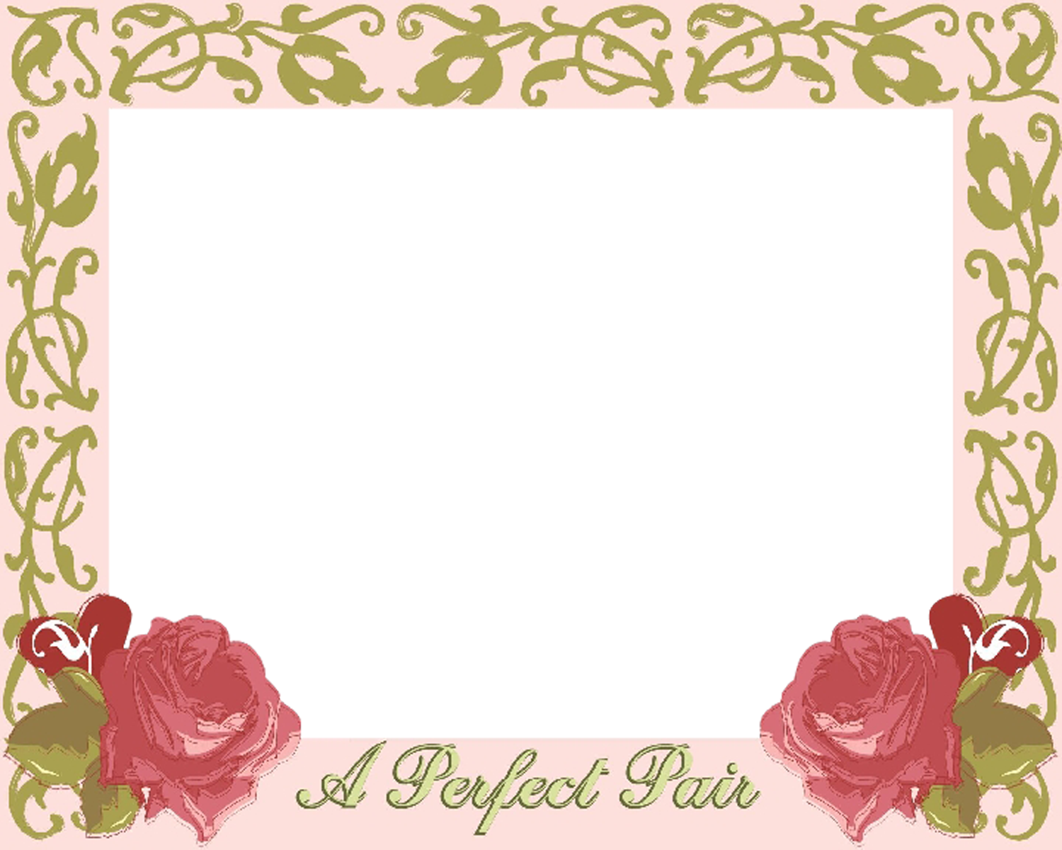 Wedding Invitation Picture Frames Garden Roses - Wedding Frame (1500x1200)