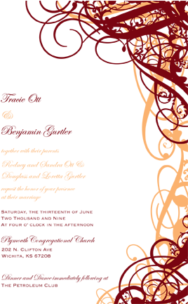 Filigree Wedding Invitationsthe Wedding Specialiststhe - Wedding (288x432)