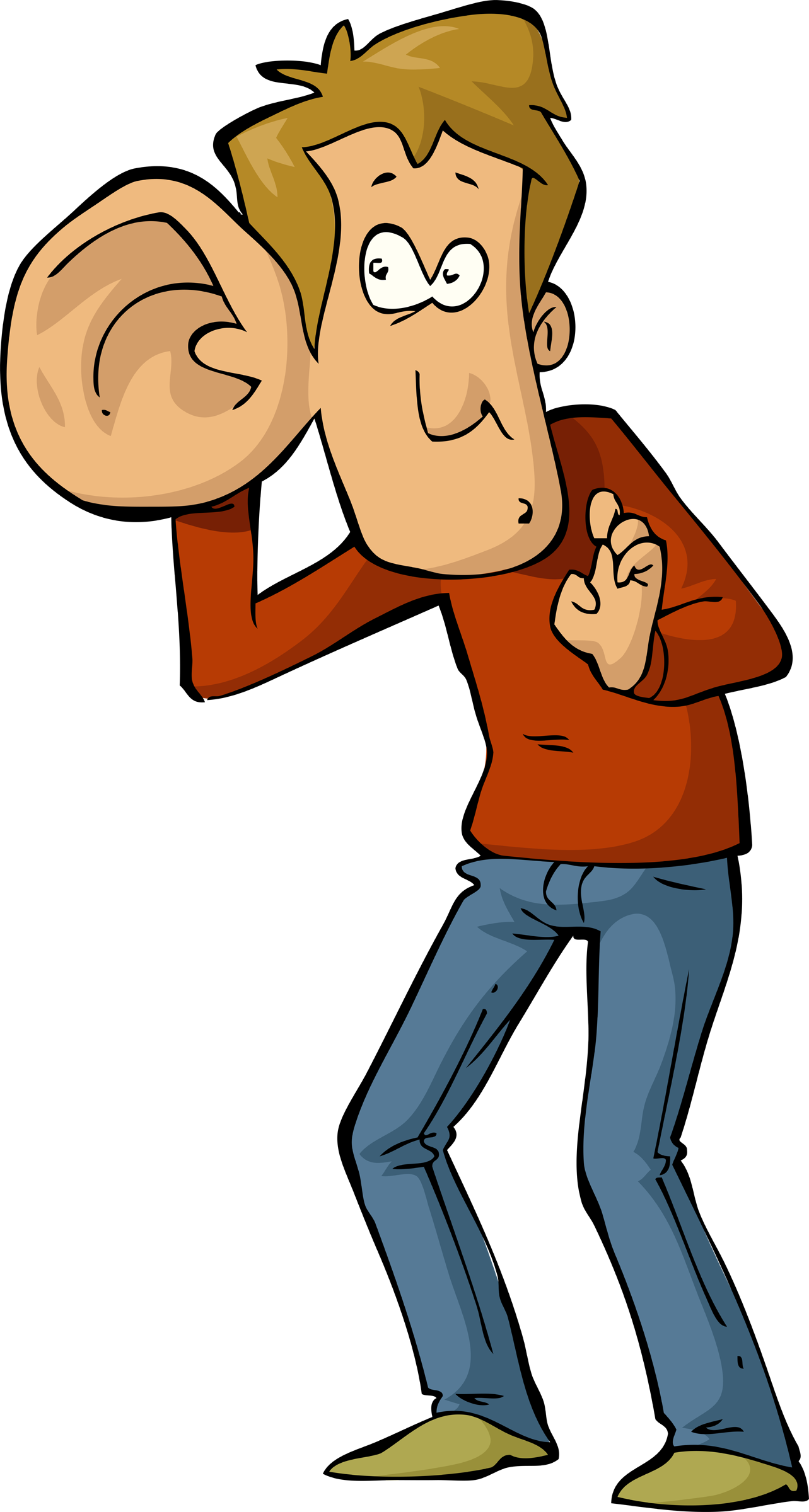 Secret - Listening Ears Clipart (1283x2400)