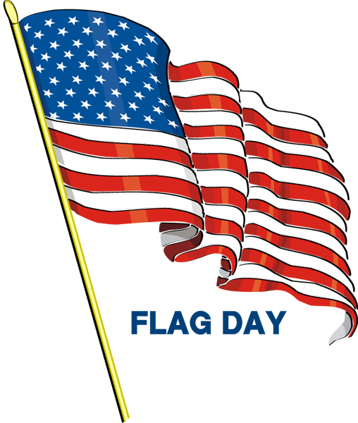 Flag Day, June 14th - American Flag Clip Art (508x600)