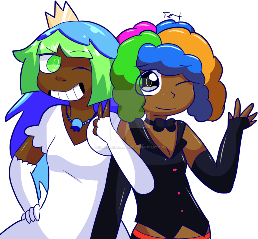 Seaweed And Assistant By Insanehipsterteto - Cartoon (894x894)