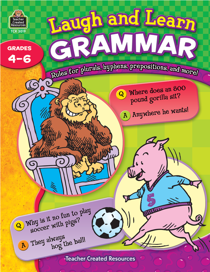 Tcr3019 Laugh And Learn Grammar Image - Laugh And Learn Grammar Grades 4-6 (900x900)