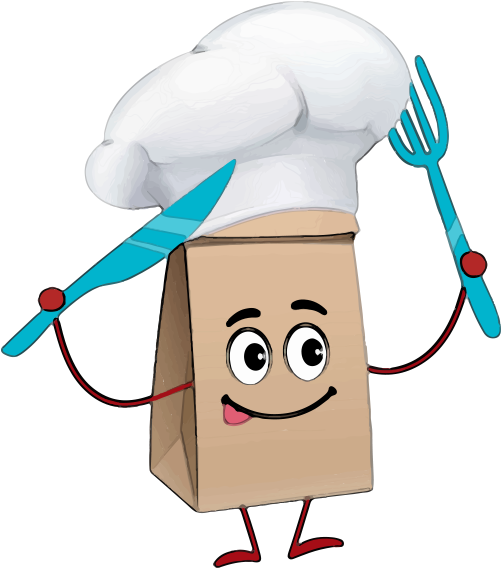 Pin Brown Bag Clipart - Transparent Brown Bag Lunch Clipart Png (568x568)