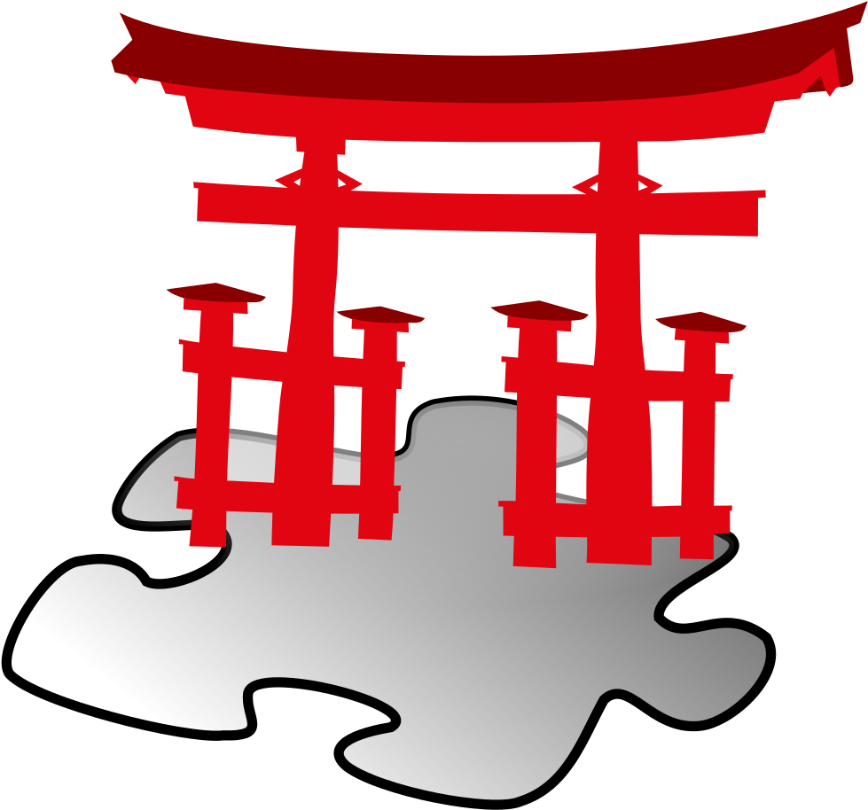 File - Japan Stub - Svg - Itsukushima Shrine (1024x1024)