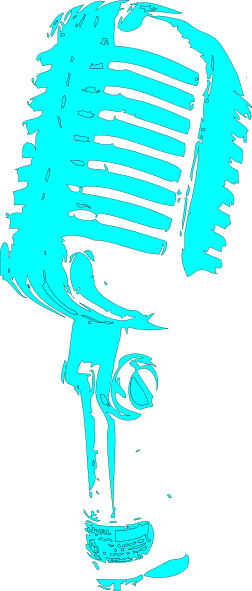 This Free Clip Arts Design Of Mic Png - Microphone Black And White Transparent (252x591)