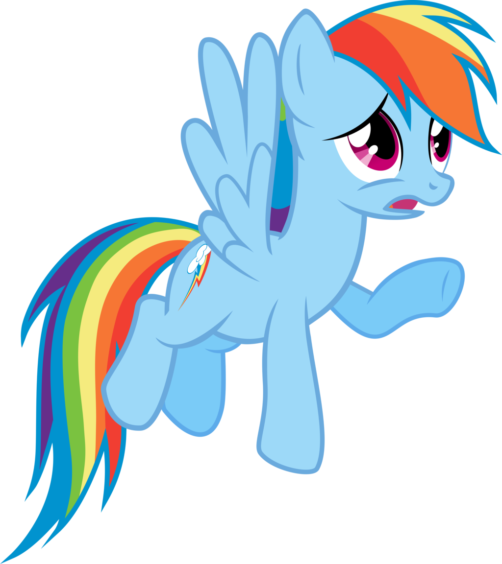 I'm Sorry For Letting You Down - Rainbow Dash No Eyelashes (1024x1152)