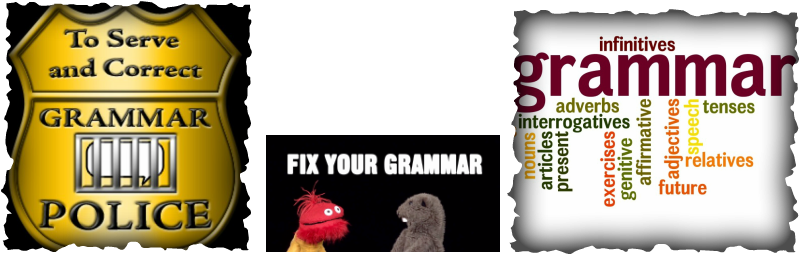 Grammar Games - Grammar Police Badge (800x255)