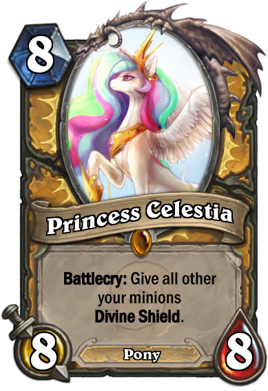 Maocha, Grammar Error, Hearthstone, Princess Celestia, - Overwatch Bastion Turret Form (400x573)
