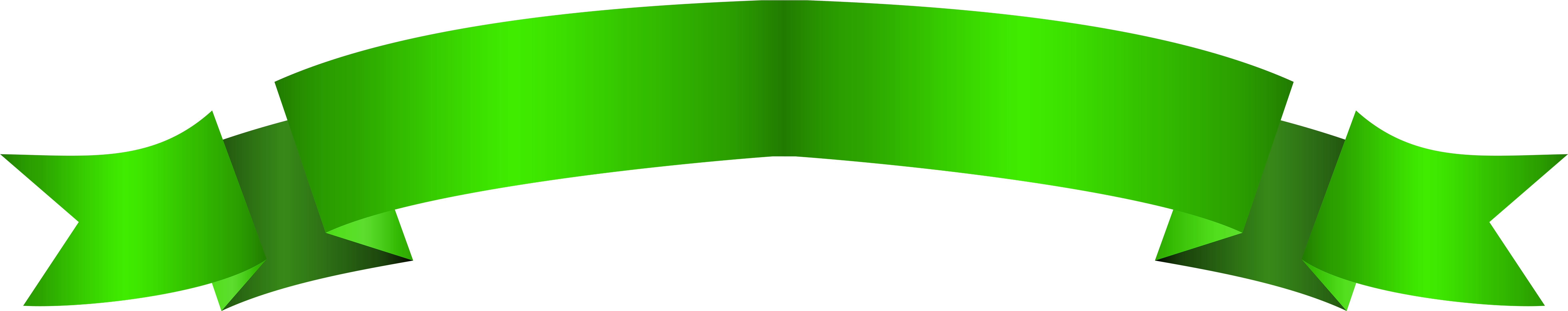 Long Clipart Transparent - Green Banner Png (8000x1725)