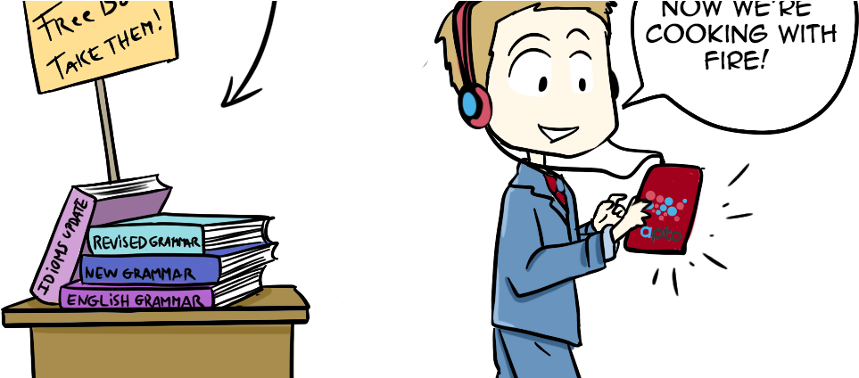 Now We're Cooking Idiom Of The Week - Cartoon (1075x423)