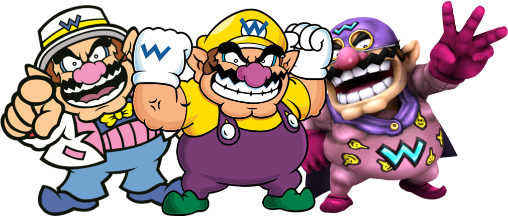 Composte Wario Time By By Thevenomousarchive - Nintendo Super Mario Packed Characters Fabric (1024x439)