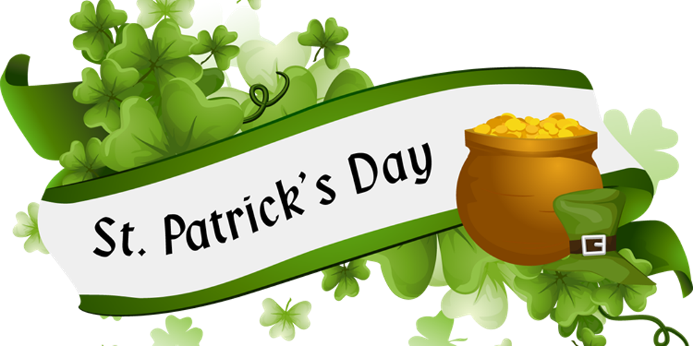 St Patricks Day Clipart - St Paddy's Day 2018 (1000x500)