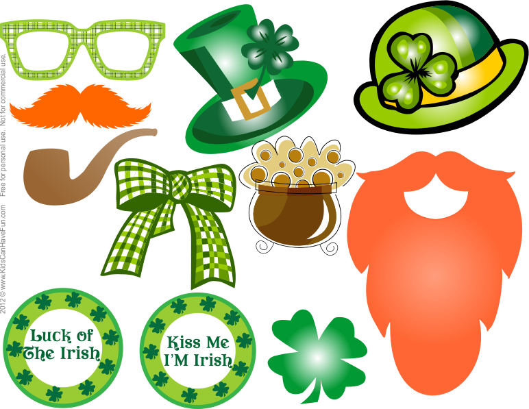 St Patricks Day Photo Props St - Saint Patrick (772x597)