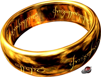 Lord Of The Rings Ring Png (400x305)