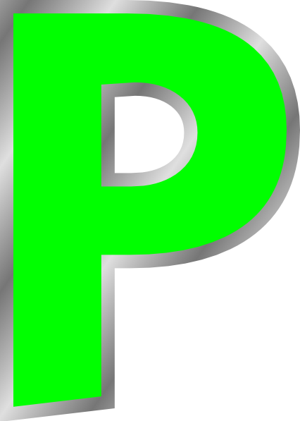 Letter P Clip Art (426x597)