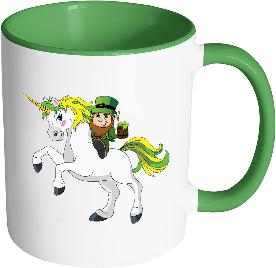 St Patricks Day Coffee Mug Leprechaun Riding On Irish - Bible Emergency Numbers Mug - Christian Gifts For Women (1024x1024)